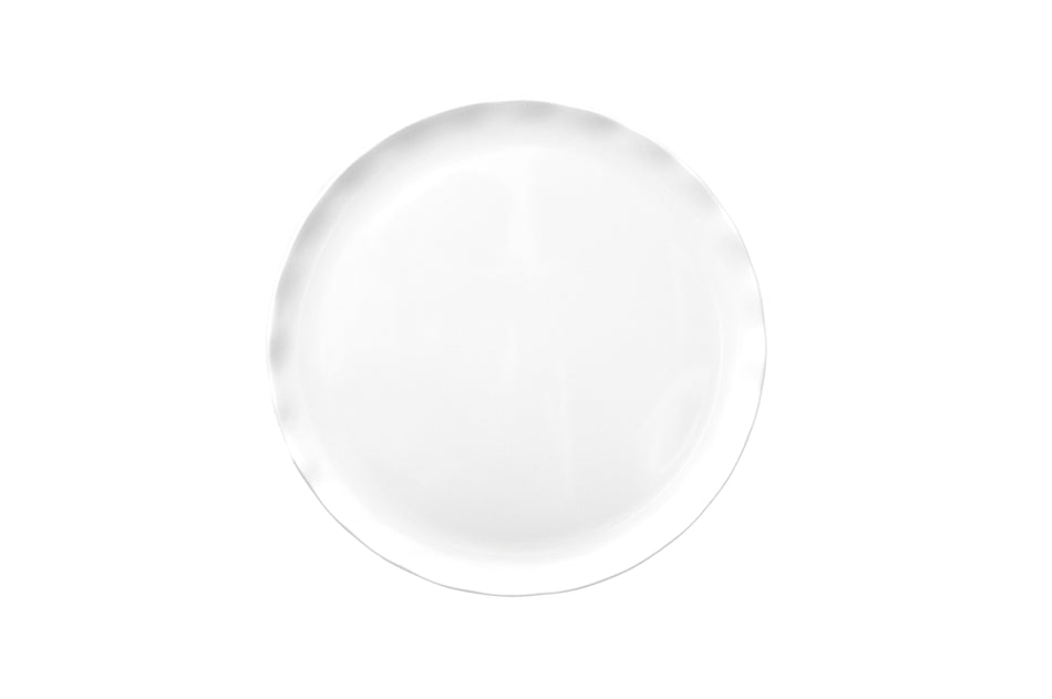 16" Diameter, Round Plate, White Color, Melamine, BPA Free, Dishwasher Safe, Break-Resistant, Shatter-Resistant, No Microwave, No Oven, NSF