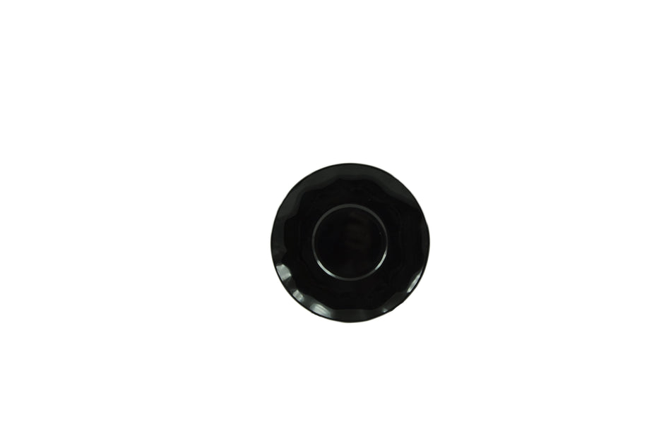 6-1/2" Diameter, Saucer For RF9475, Two Tone-Black Pearl & White, Melamine, BPA Free, Dishwasher Safe, Break-Resistant, Shatter-Resistant, No Microwave, No Oven, NSF