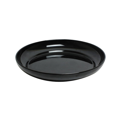Thunder Group RF1112B 73 Oz Salad Platter Break Resistant Melamine Black 12 Inch