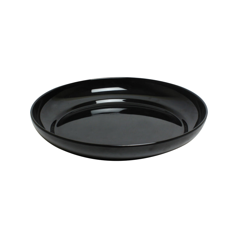 73 oz, 12" Diameter x 2" Deep, Salad Platter, Black Pearl, Melamine, BPA Free, Dishwasher Safe, Break-Resistant, Shatter-Resistant, No Microwave, No Oven, NSF