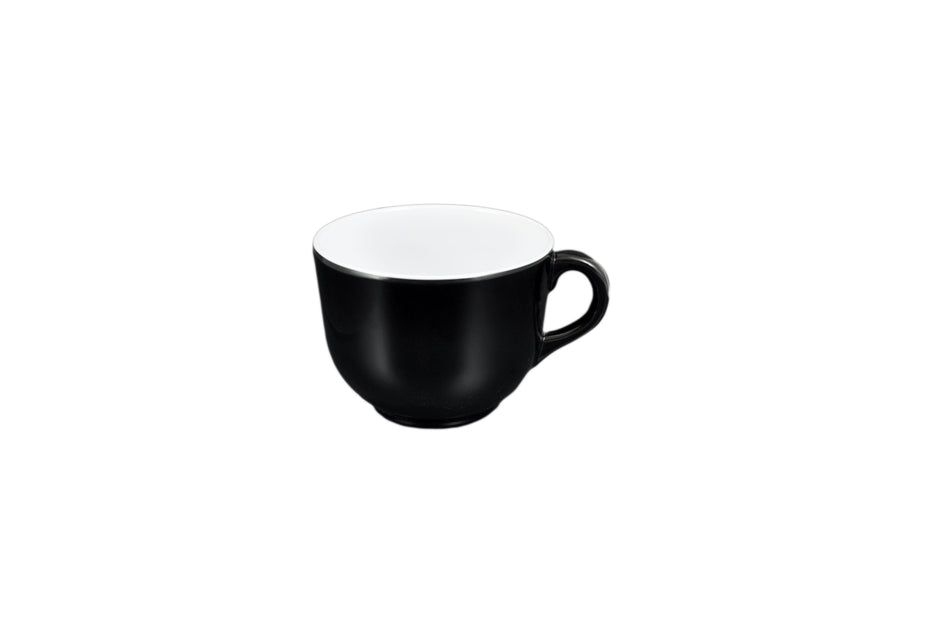 23 oz, 4-3/4" Diameter x 3-5/8" Height, Mug, Two Tone-Black Pearl & White, Melamine, BPA Free, Dishwasher Safe, Break-Resistant, Shatter-Resistant, No Microwave, No Oven, NSF