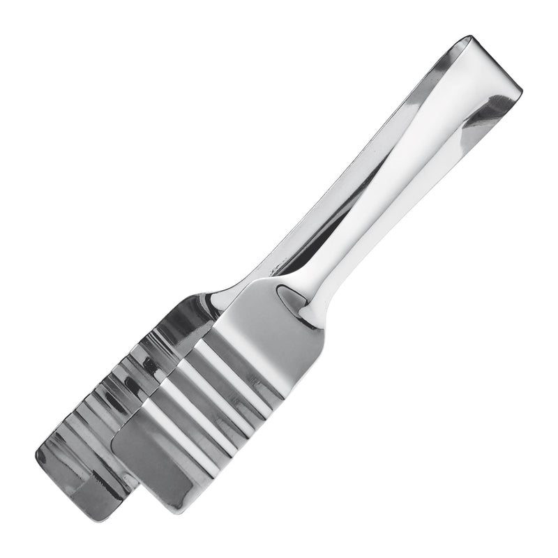 Winco PT-8 7-1/2 Inch Solid Pastry Tongs Short Handle Stainless Steel