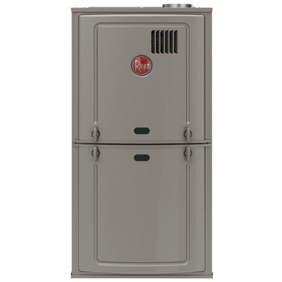 Rheem R801TB100521MUA 100,000 BTU 80% AFUE Gas Furnace, Upflow / Horizontal, 115V/1-Phase/60Hz