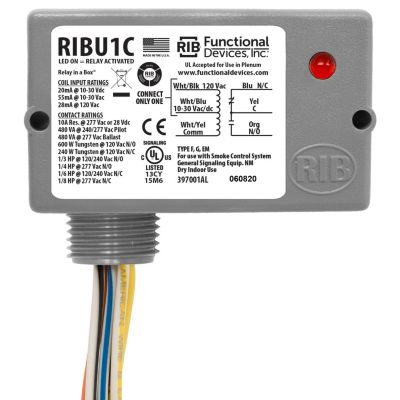 RIB Relay 10 Amp 30 VAC SPDT RIBU1C