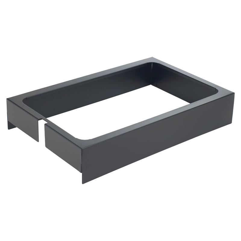 Winco EHL-PH-B 22 Inch Universal Dump Station Pan Holder for EHL-3C Black