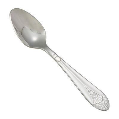 12 pack Winco 0031-09 Peacock Demitasse Spoon, 18/8 Extra Heavyweight