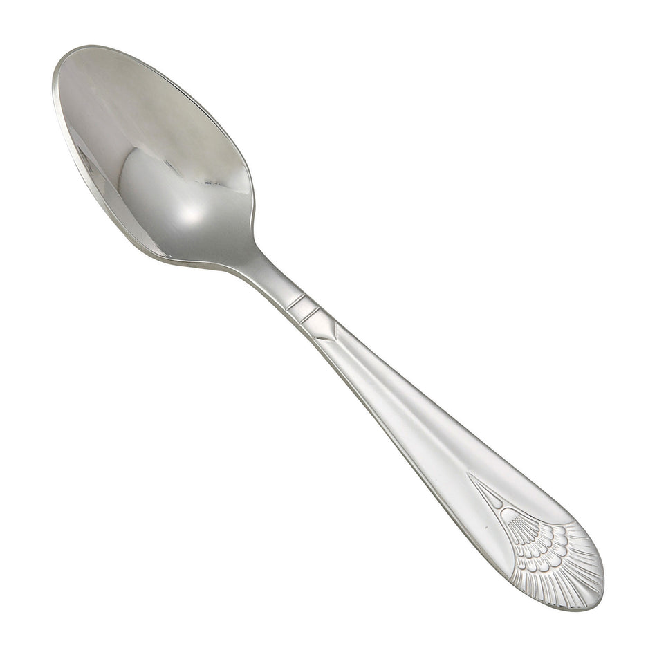 12 pack Winco 0031-09 Peacock Demitasse Spoon, 18/8 Extra Heavyweight