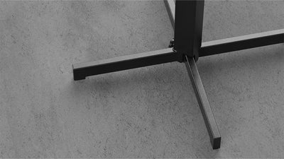 Rockless Table base stable on concrete