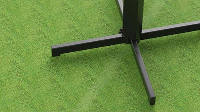 Rockless Table base stable on grass