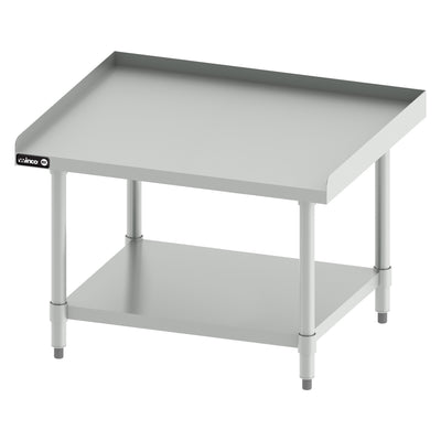 Winco ES-3630 36 Inch Stainless Steel Equipment Stand with Galvanized Legs