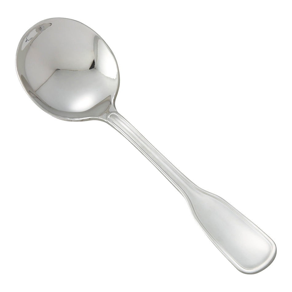12 pack Winco 0033-04 Oxford Bouillon Spoon, 18/8 Extra Heavyweight