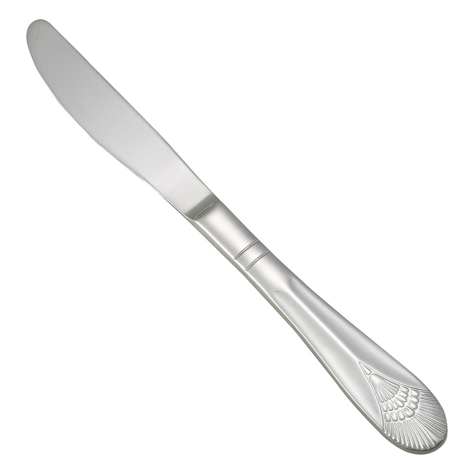 12 pack Winco 0031-08 Peacock Dinner Knife, Extra Heavyweight