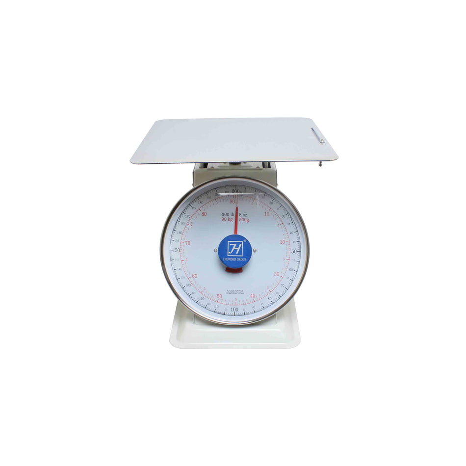 Thunder Group SCSL008 Scale Portion 200 Lb. Capacity Coated Iron Body with Zero-Adjust Dial for Accurate Readings