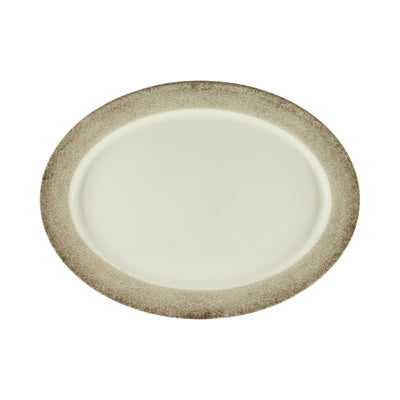 Thunder Group SD2118J 18 Inch Melamine Oval Platter Break-resistant Dishwasher Safe