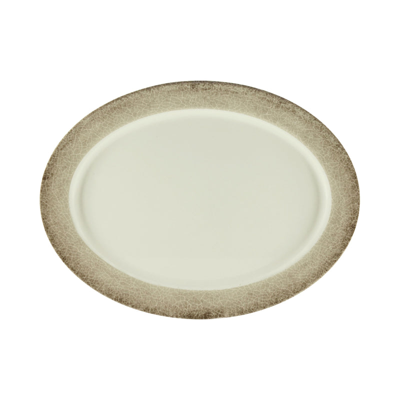 Thunder Group SD2121J 21 Inch Oval Platter Break Resistant Melamine BPA Free