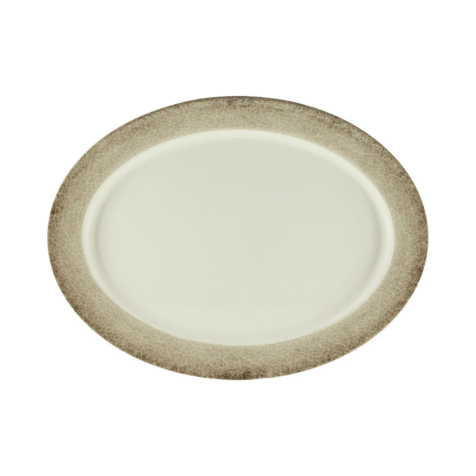 21" x 15" x 1-5/8", Platter, Jazz Serving & Displayware, Melamine, BPA Free, Dishwasher Safe, Break-Resistant, Shatter-Resistant, No Microwave, No Oven, NSF