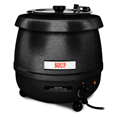 Thunder Group SEJ30000C 10-1/2 Quart Electric Soup Kettle with Hinged Lid