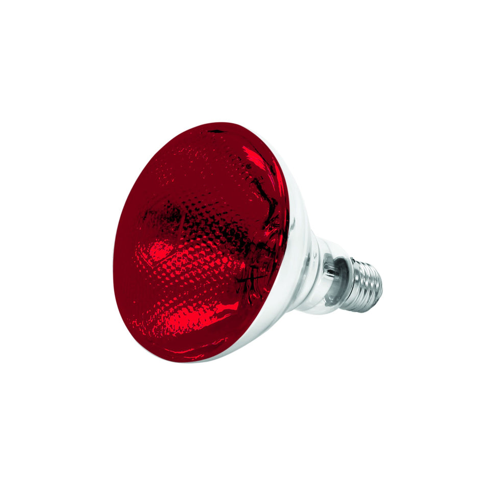 4-3/4" Diameter x 5-1/8" Length, Replacement Bulb for SEJ90000, Red Color, Shatter-Proof, Food Safe, Wattage:  250 W