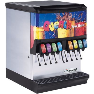Servend - 2705588 - SV-175-8, Sanitary Lever Ice and Beverage Dispenser, 8 Valve