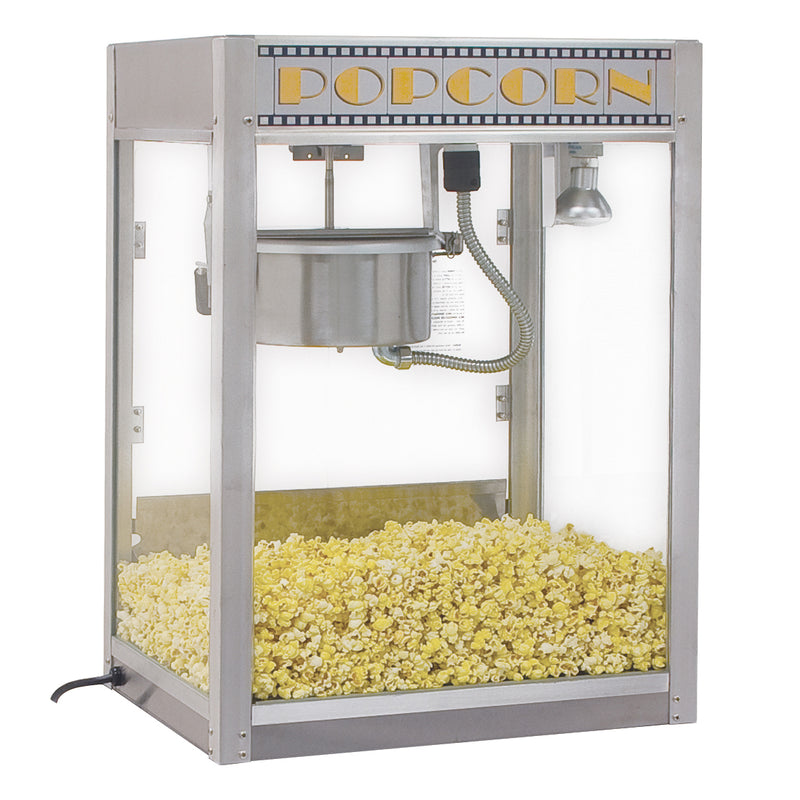 Winco 11087 20 Inch Electric Countertop Popcorn Popper with 8 Oz Kettle