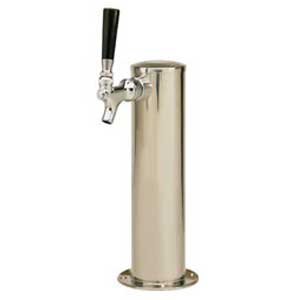 Micro Matic D4743TKR 3 Inch Diameter Glycol Cooled Draft Beer Tower Stainless Steel
