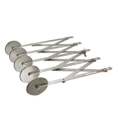Thunder Group SLADD05 Stainless Steel Dough Divider 5 Wheel Adjustable