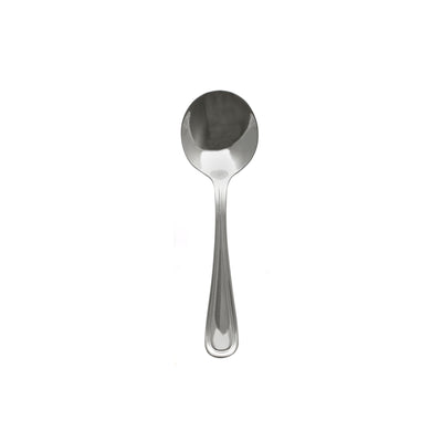 Thunder Group SLAT203 5-4/5 Inch Bouillon Spoon 2.4mm Thick Stainless Steel