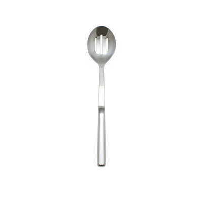 Thunder Group SLBF002 12 Inch Slotted Serving Spoon with Finger Grip Stainless Steel