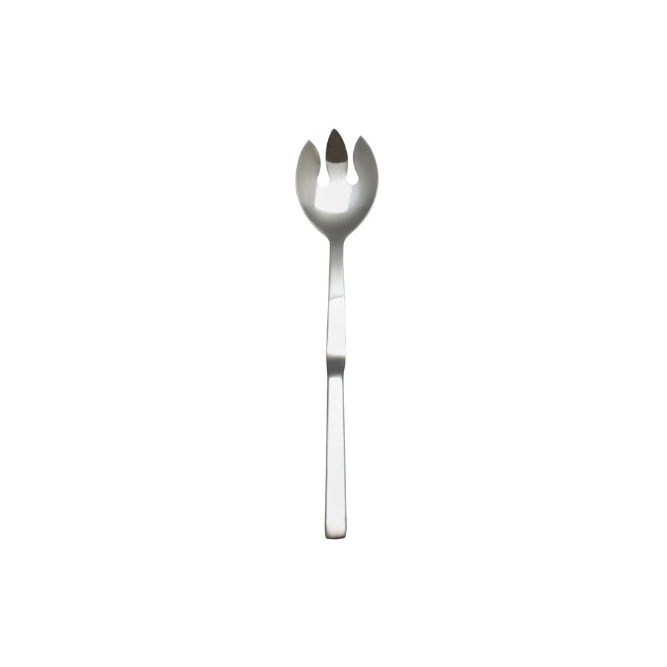 11-3/4" x 2-1/2" x 1-1/8", Notched Serving Spoon, One-Piece Construction, Stainless Steel 18-0