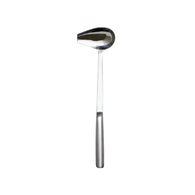 Thunder Group SLBF006 1 Oz Spout Ladle with Finger Grip Stainless Steel Mirror Finish