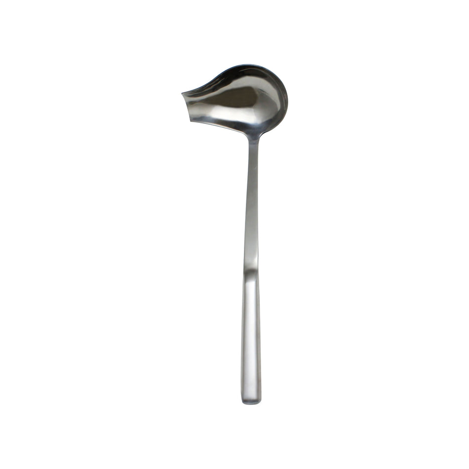 Thunder Group SLBF007 2 Oz Ladle with Spout Heavy Gauge Stainless Steel Mirror Finish