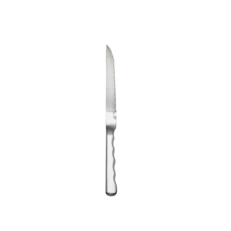 Thunder Group SLBF013 12-1/2 Inch Carving Knife Stainless Steel with Finger Grip Design