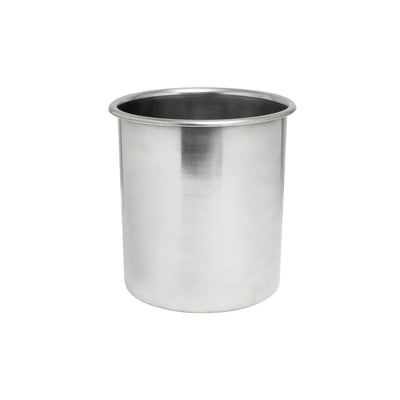 Thunder Group SLBM004 4-1/4 Quart Bain Marie Pot Polished Exterior Satin Interior Stainless Steel
