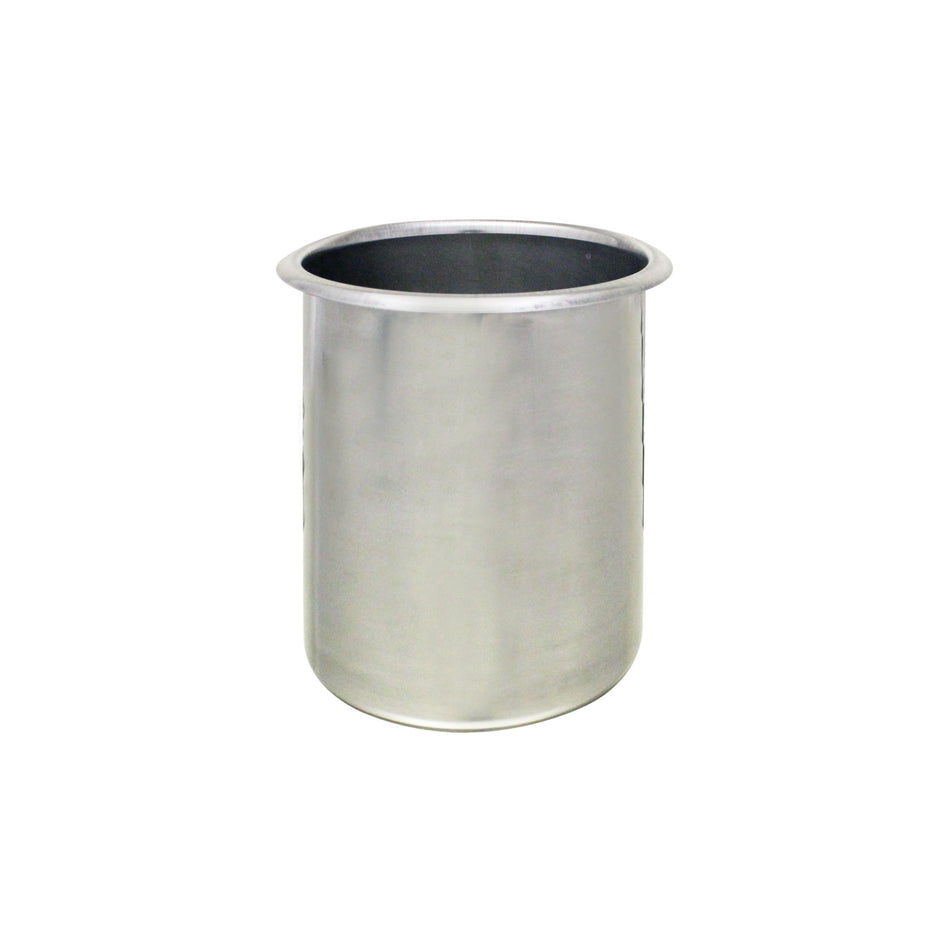 6 qt, 8" Diameter x 8-1/2" Height, Bain Marie Pot, Stainless Steel