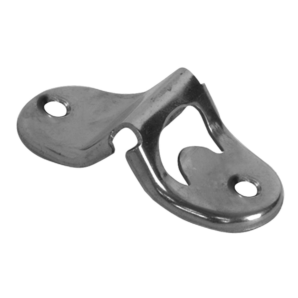 4-1/8" x 2-1/8" x 1" Wall Mount Bottle Opener, Stainless Steel, Heavy-Duty, Convenient Compact Size