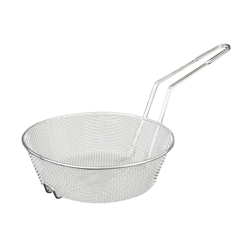 Thunder Group SLCB012F 12 Inch Culinary Basket Fine Mesh Round Nickel Plated