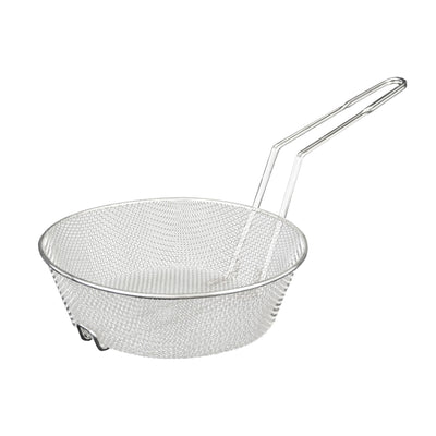 Thunder Group SLCB012F 12 Inch Culinary Basket Fine Mesh Round Nickel Plated