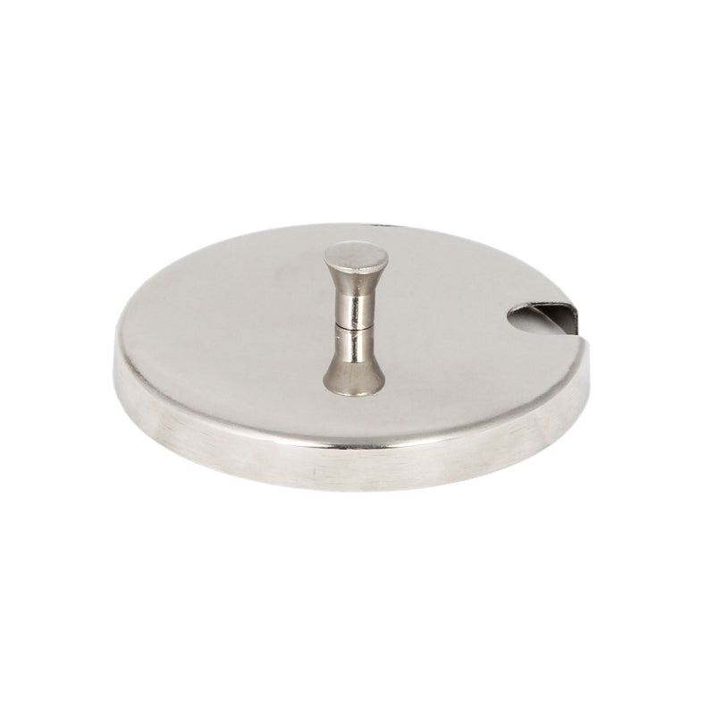 Thunder Group SLCJ007C 7 Oz Notched Condiment Jar Lid Stainless Steel