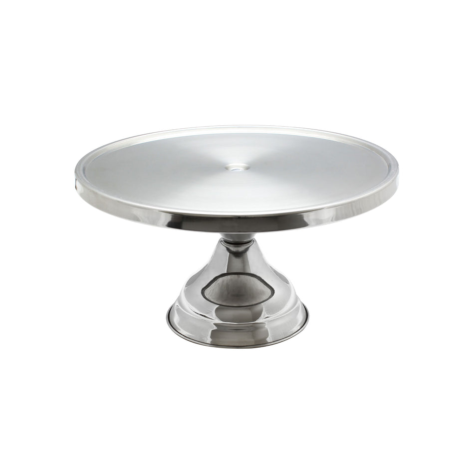 Thunder Group SLCS001 13-1/4 Inch Cake Stand Stainless Steel Mirror Finish