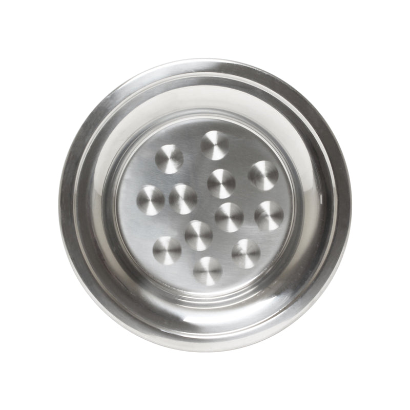 Thunder Group SLCT014 14 Inch Diameter Round Serving Tray Stainless Steel Mirror Finish