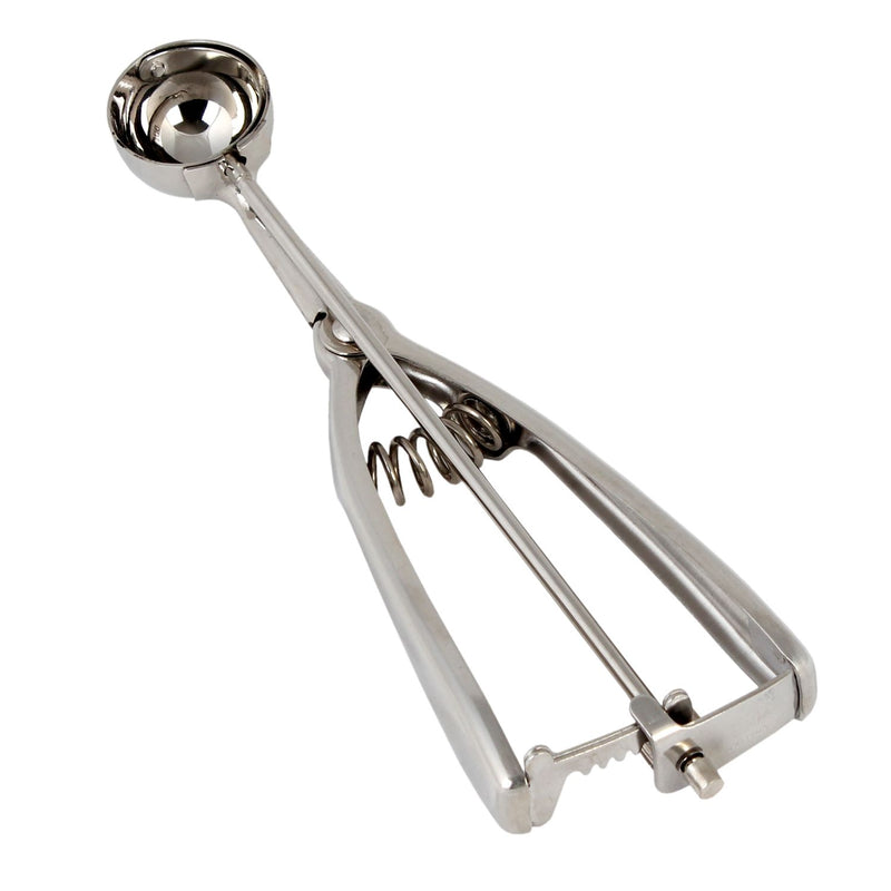 Thunder Group SLDA100 3/8 Oz Ambidextrous Disher with Spring Release Stainless Steel
