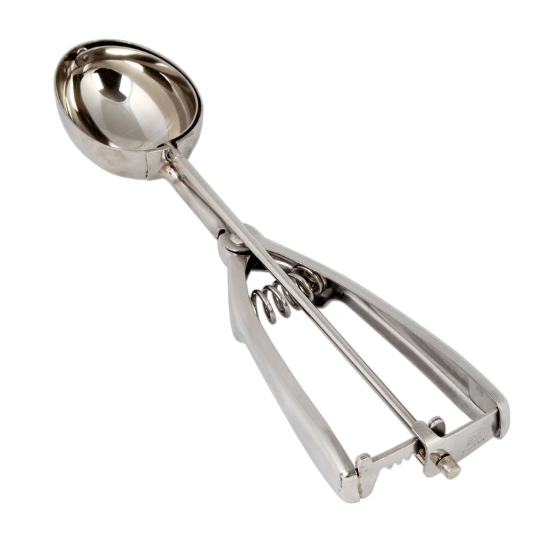 Thunder Group SLDAOVAL 1-1/2 Oz. Oval Bowl Stainless Steel Disher with Spring Release