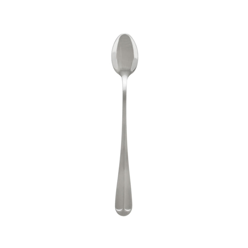 Thunder Group SLDK105 7.32 Inch Iced Tea Spoon Simple Line-trimmed Handle 18/0 Stainless Steel Bright Finish