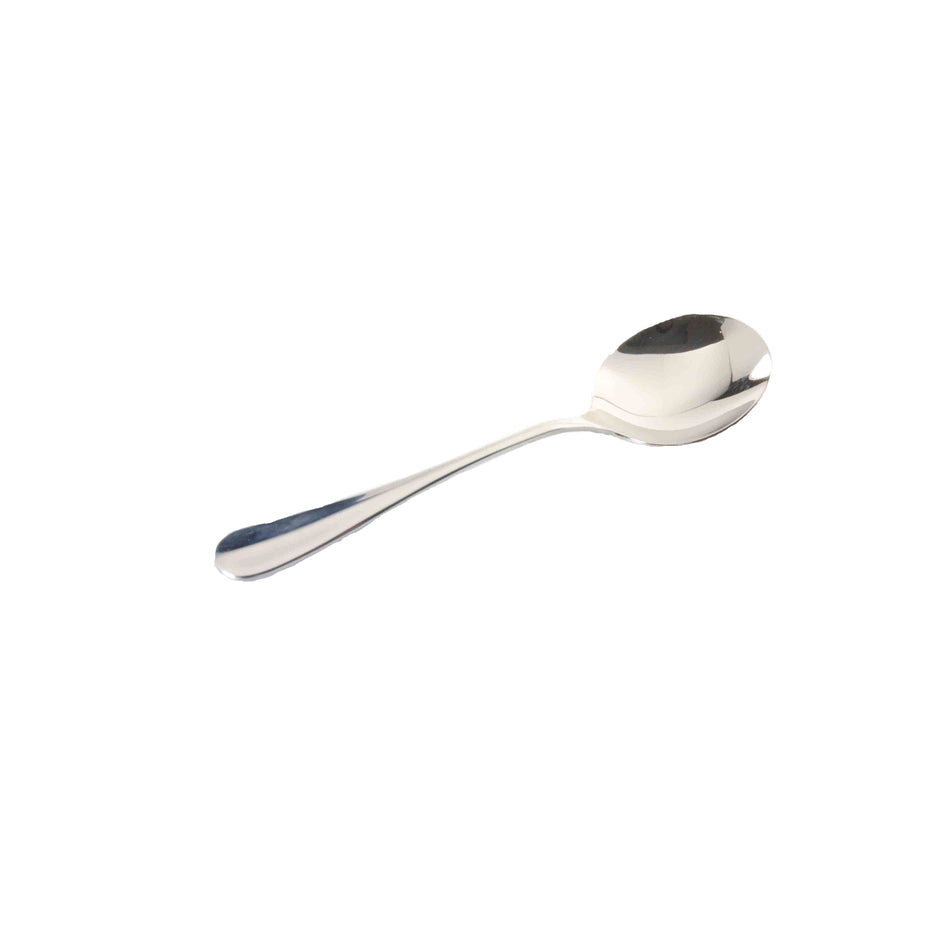 12 Pack Diamond Bouillon Spoon, Stainless Steel 18/10, Dishwasher Safe