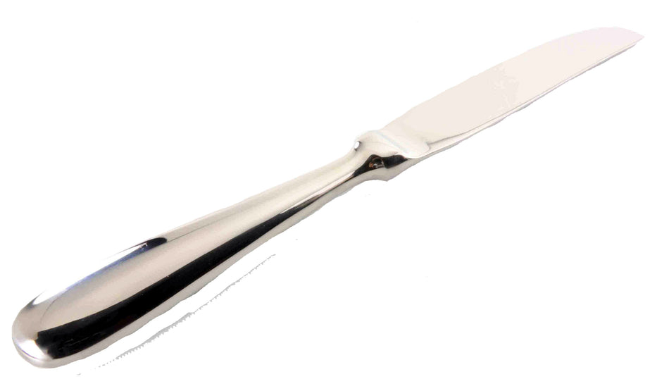 12 Pack Diamond Hollow Handle Table Knife, Stainless Steel 420, Dishwasher Safe