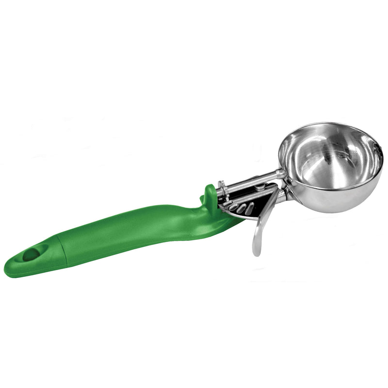 Thunder Group SLDS012L 2-2/3 Oz Stainless Steel Ergonomic Green Disher