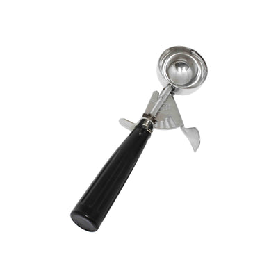 Thunder Group SLDS030 1 Oz Ice Cream Disher Size 30 - Black Thumb Press 18/8 Stainless Steel