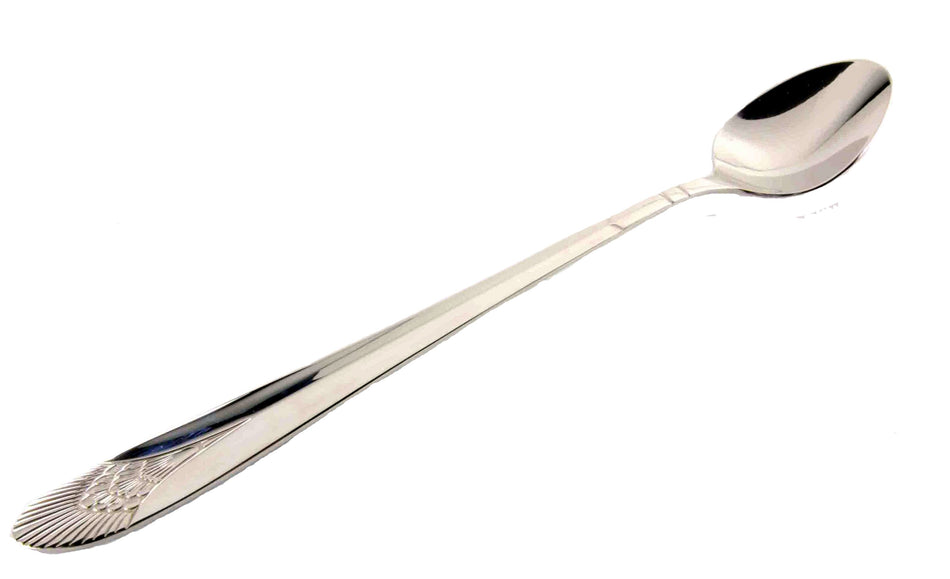 12 Pack Elizabeth Iced Teaspoon, Stainless Steel 18/10, Dishwasher Safe