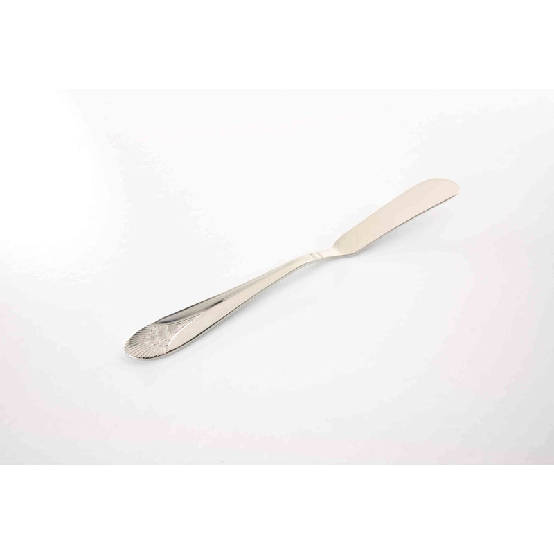 Thunder Group SLEL211 6-3/4 Inch Long 2.1mm Thick Butter Knife with Elizabeth Handle