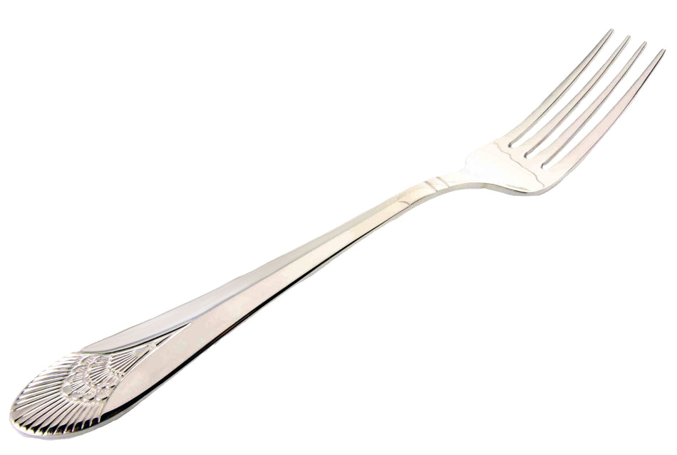 12 Pack Elizabeth Table Fork (European Size), Stainless Steel 18/10, Dishwasher Safe